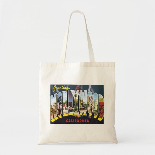 Groeten uit Hollywood California Tote Bag (Voorkant)