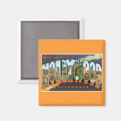 Groeten uit Hollywood! Magneet (Voorkant / Achterkant)