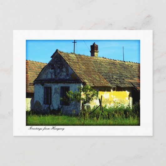 Groeten uit Hongarije Briefkaart (Voorkant)