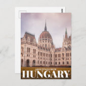 Groeten uit hongarije briefkaart (Voorkant / Achterkant)