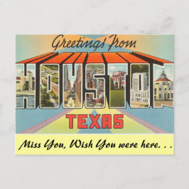Groeten uit Houston Briefkaart