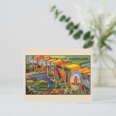 Groeten uit Houston Large Letter Briefkaart (Staand voorkant)