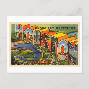 groeten uit Houston, Texas Briefkaart