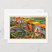  groeten uit Houston, Texas Briefkaart (Voorkant / Achterkant)