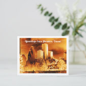 Groeten uit Houston, Texas. Briefkaart (Staand voorkant)
