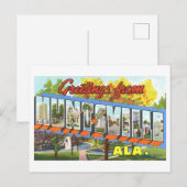  groeten uit Huntsville, Alabama Briefkaart (Voorkant / Achterkant)