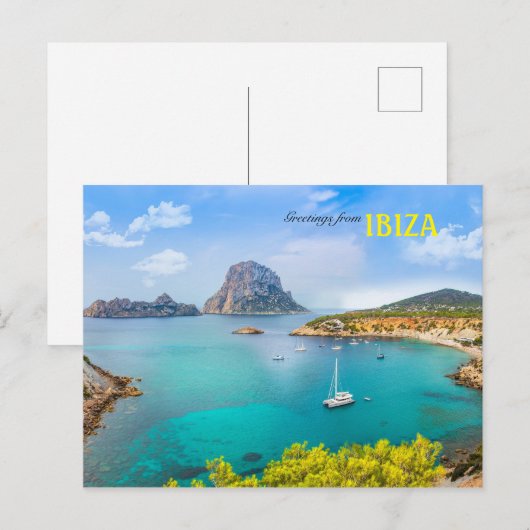 Groeten uit Ibiza Briefkaart (Voorkant / Achterkant)