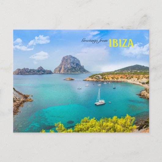 Groeten uit Ibiza Briefkaart (Voorkant)
