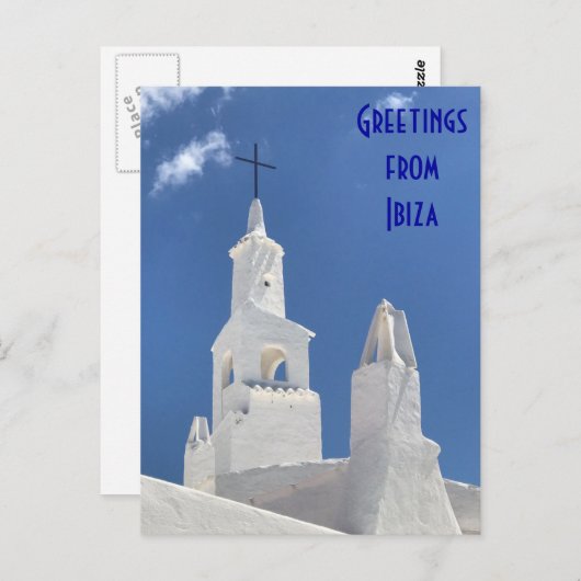 Groeten uit Ibiza Briefkaart (Voorkant / Achterkant)