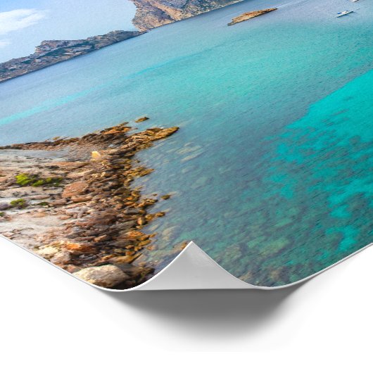 Groeten uit Ibiza Poster (Hoek)