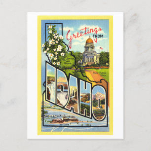 groeten uit Idaho Briefkaart