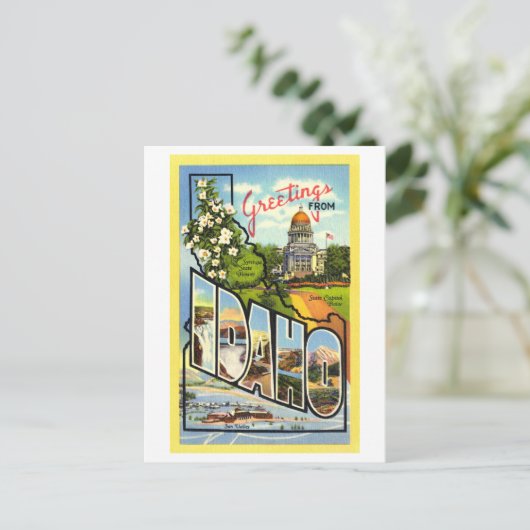 groeten uit Idaho Briefkaart (Staand voorkant)