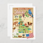 Groeten uit Idaho Briefkaart (Voorkant / Achterkant)