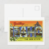 groeten uit Idaho Briefkaart (Voorkant / Achterkant)