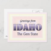 Groeten uit Idaho Briefkaart (Voorkant / Achterkant)