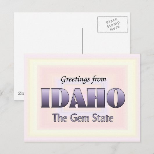 Groeten uit Idaho Briefkaart (Voorkant / Achterkant)