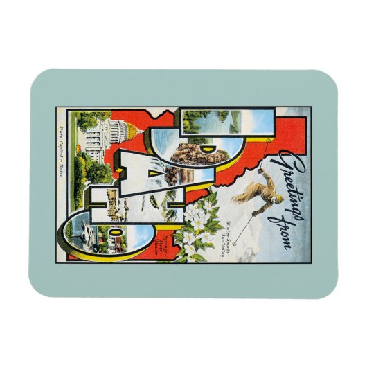  groeten uit Idaho Magneet (Horizontaal)