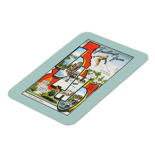  groeten uit Idaho Magneet (Linkerzijde)