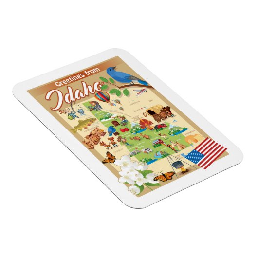 Groeten uit Idaho Magneet (Rechterzijde)