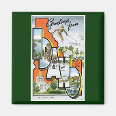 Groeten uit Idaho! Magneet (Voorkant)