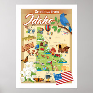 Groeten uit Idaho Poster