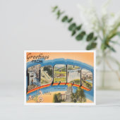 Groeten uit Idaho Vintage Travel Briefkaart (Staand voorkant)