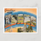 Groeten uit Idaho Vintage Travel Briefkaart (Voorkant)