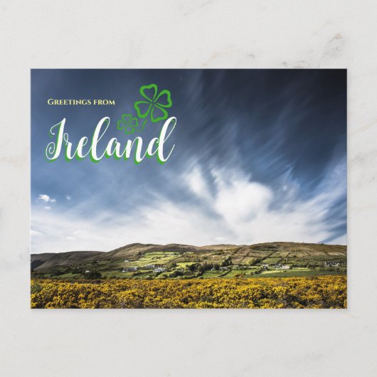 Groeten uit Ierland Schilderachtig Briefkaart (Voorkant)