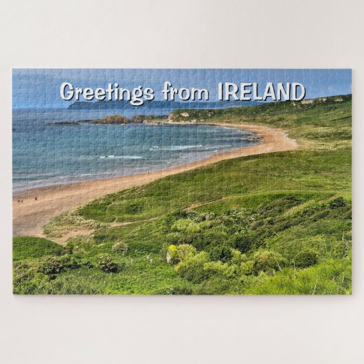Groeten uit Ierland: White Park Bay Legpuzzel (Horizontaal)