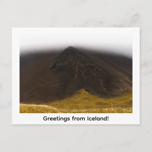 Groeten uit IJsland briefkaart (Voorkant)