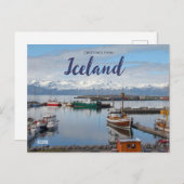 Groeten uit IJsland Briefkaart Husavik (Voorkant / Achterkant)