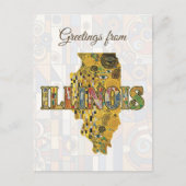 Groeten uit Illinois Briefkaart (Voorkant)