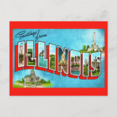 Groeten uit Illinois Briefkaart (Voorkant)