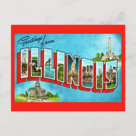 Groeten uit Illinois Briefkaart