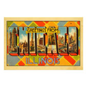 Groeten uit Illinois Foto Afdruk (Voorkant)