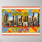 Groeten uit Illinois Poster (Voorkant)