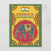 Groeten uit India Briefkaart (Voorkant)