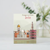 Groeten uit India Briefkaart (Staand voorkant)