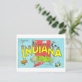 Groeten uit Indiana  Briefkaart (Staand voorkant)