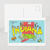 Groeten uit Indiana  Briefkaart (Voorkant / Achterkant)