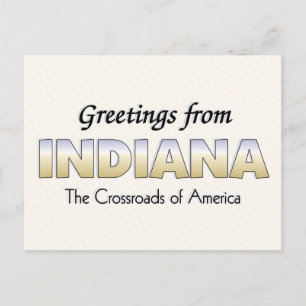 Groeten uit Indiana Briefkaart
