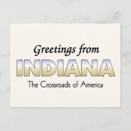 Groeten uit Indiana Briefkaart
