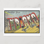 Groeten uit Indiana Briefkaart (Voorkant)