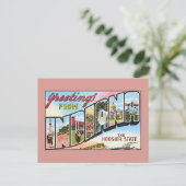  groeten uit Indiana Briefkaart (Staand voorkant)