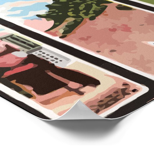 Groeten uit Indiana de Hosier State,  Poster (Hoek)