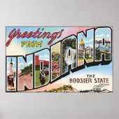 Groeten uit Indiana de Hosier State,  Poster (Voorkant)