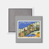 Groeten uit Indiana Magneet (Voorkant / Achterkant)