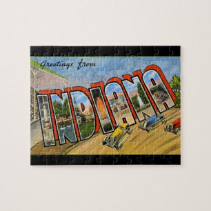 Groeten uit Indiana Retro Puzzle Legpuzzel