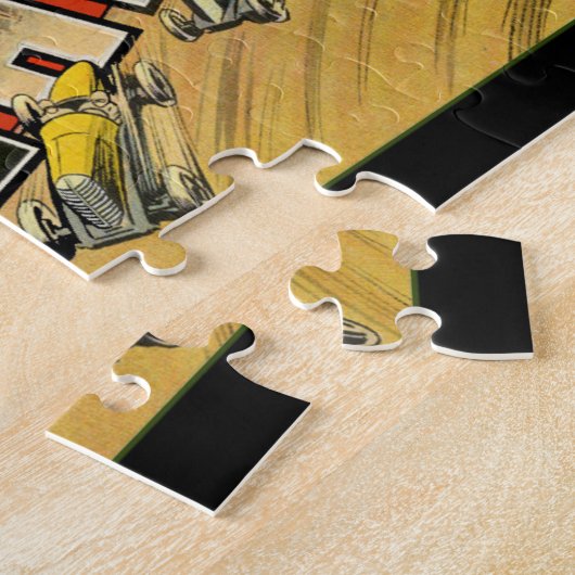 Groeten uit Indiana Retro Puzzle Legpuzzel (Zijkant)