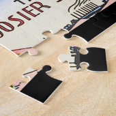 Groeten uit Indiana_Vintage Travel Poster Legpuzzel (Zijkant)